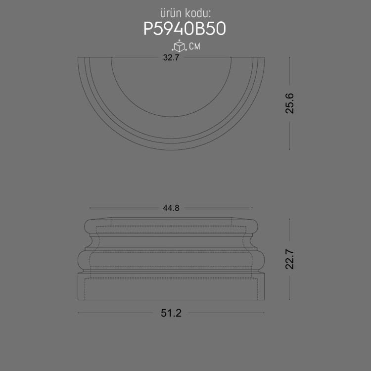 P5940B50 Column Base POLURE 2026 FİYAT LİSTESİ