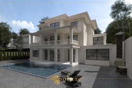 Poliüretan Dış Cephe Unsurları ile Klasik Villa Dekorasyonu Klasik Mimariyi Modern Malzemelerle BuluşturmakKlasik dış cephe tasarımlarında dekoratif sütunlar, kemerli pencereler ve detaylı ba