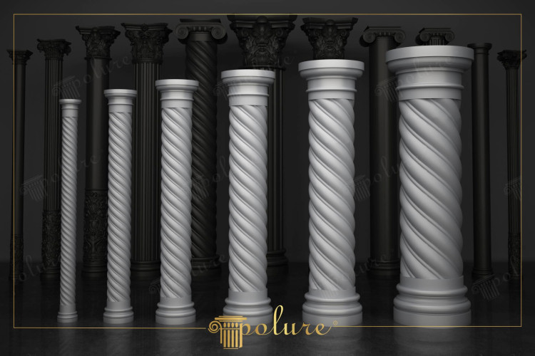 Polyurethane Spiral and Doric Column Models for Classical Decoration <h2>Classical Elegance with Spiral and Doric Columns</h2><p>Polyurethane columns with <strong>spiral</strong> shafts and Doric influence offer a striking decorative solution for both exteriors and interiors. Their sculpted helicoidal grooves bring movement and depth, creating a play of light and shadow that adds powerful visual rhythm to architectural spaces.</p><p>These designs balance the sober simplicity of the <strong>Doric</strong> order with the fluid dynamism of twisted fluting. This combination revives motifs seen in Renaissance and Baroque adaptations of ancient Greek architecture, bringing a sense of continuity and refinement into contemporary settings.</p><h2>Details of Design and Craftsmanship</h2><p>The <strong>polyurethane</strong> material ensures durability and makes these columns lightweight, practical to install, and resistant to environmental changes. Their carved details display precise geometry, smooth curvature, and symmetrical proportion that echo historical traditions, yet are optimized for modern decorative use.</p><ul><li>Durable lightweight construction</li><li>Faithful reproduction of classical Doric elements</li><li>Elegant <strong>spiral</strong> fluting for texture and depth</li><li>Suitable for indoor and outdoor decoration</li></ul><p>Historically, spiraled shafts were used in churches and palaces during the Baroque period, a stylistic evolution of ancient forms. Today, these models reinterpret that heritage with contemporary flexibility.</p><h2>Applications in Modern Spaces</h2><p>Perfect for <strong>classical decoration</strong> projects, these columns can define grand entryways, separate open-plan interiors, or embellish gardens and terraces. Their sculptural quality makes them as functional as they are ornamental, embodying timeless architectural balance and enduring beauty.</p>

<p>Polyurethane columns with <strong>spiral</strong> shafts create a sophisticated focal point in classical architecture. They combine the strength of <strong>Doric</strong> proportions with the elegance of twisted fluting. The smooth polyurethane finish ensures durability and long-lasting appeal. Light and shadow interact beautifully across the spiral grooves. Such designs harmonize tradition with modern practicality. Their light weight makes them easy to install in varied spaces. Elegance and balance are preserved in every curve. Historical motifs of ancient Greece inspire these decorative forms. Modern interpretations renew their resonance in homes and gardens. The <strong>polyurethane</strong> material resists weathering for outdoor use. Architectural rhythm is enhanced by their helical detailing. Decorative versatility allows them to serve foyers, halls, or terraces. They embody timeless refinement and decorative strength. These columns can anchor both private and public spaces. The result is a refined vision of <strong>classical decoration</strong>.</p>