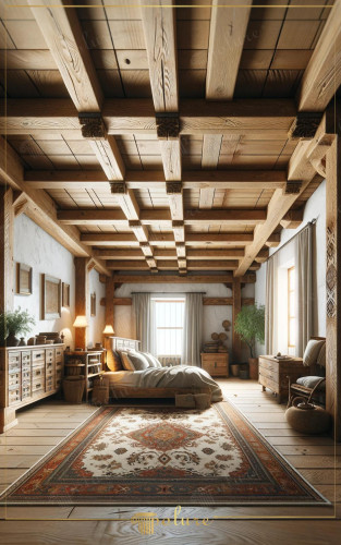 Poliüretan Kirişler ile Rustik ve Sıcak Yatak Odası Dekorasyonu <h2>Rustik Yatak Odasında Poliüretan Kirişlerin Kullanımı</h2>
<p>Rustik yatak odası dekorasyonunda öne çıkan unsurlardan biri tavanda kullanılan <strong>poliüretan kirişler</strong>dir. Bu kirişler, doğal ahşabın estetiğini yansıtırken yapısal olarak daha hafif ve dayanıklı bir seçenek sunar.</p>
<p>Odanın merkezinde yer alan yatak, sade tekstillerle tasarlanmış olup etrafındaki masif ahşap mobilyalar mekâna bütünlük kazandırır. <strong>Rustik dekorasyon</strong> anlayışının temelinde doğallık ve sıcaklık bulunur; poliüretan kirişler bu anlayışı yansıtan ideal detaylardır.</p>
<p>Zeminde kullanılan geleneksel desenli halı, odanın tarihsel dokuya sahip klasikle buluştuğu noktayı vurgular. Ahşap zemin ve beyaz duvar kombinasyonu, doğal ışıkla birleşerek ferah bir atmosfer sağlar.</p>
<p>Antik dönem mimarisinde de kiriş kullanımı oldukça yaygındı. Özellikle Roma ve Yunan yapılarında taşıyıcı ya da dekoratif amaçlarla öne çıkan bu detaylar, bugün modern mekanlarda estetik bir bağ kurmak için yeniden yorumlanmaktadır.</p>
<p>Rustik yatak odasının vazgeçilmezleri arasında minimal aksesuarlar, doğadan esinlenmiş dekoratif dokular ve işlevsel çözümler bulunur. <strong>Ahşap mobilyalar</strong>, <strong>geleneksel halılar</strong> ve doğal tekstiller bu dekorasyon anlayışını destekler.</p>
<ul>
  <li>Poliüretan kirişler hafiftir ve kolay uygulanır.</li>
  <li>Doğal ahşap görünümü ile klasik estetik sunar.</li>
  <li>Rustik tasarıma sıcaklık ve samimiyet katar.</li>
</ul>
<p>Sonuç olarak, <strong>rustik yatak odası</strong> dekorasyonunda poliüretan kirişler hem estetik hem de işlevsel açıdan ön plana çıkar; yaşam alanına karakter kazandırır.</p>

<p>Rustik dekorasyonun özünü yansıtan yatak odalarında <strong>poliüretan kirişler</strong> zarif bir dokunuş sunar. Bu kirişler hafif yapısı sayesinde kolay kullanım avantajı sağlar. Ahşap estetiğini yansıtarak doğal bir atmosfer oluşturur. Geniş pencerelerden gelen ışık odanın ferahlığını arttırır. Beyaz duvarlarla kontrast oluşturan kirişler mekâna derinlik katar. Yatak odasında kullanılan <strong>geleneksel halılar</strong> sıcaklık duygusunu güçlendirir. Doğallığı vurgulayan ahşap mobilyalar dekorasyonu tamamlar. Tavandaki kirişler klasik üslubun modern yorumunu ortaya koyar. Tarihsel öğelerden ilham alan tasarım nostaljik bir bağ kurar. Minimal aksesuarlar ve bitkiler odada denge yaratır. <strong>Rustik dekorasyon</strong> zamansız şıklığıyla öne çıkar. Poliüretan kirişler uzun ömürlü ve estetik çözümlerdir. Yatak odasında huzur veren bir atmosfer sağlar. Odanın bütünlüğü doğal malzeme seçimleriyle korunur. Sonuç olarak poliüretan kirişler rustik dekorasyonun vazgeçilmez bir parçasıdır.</p>