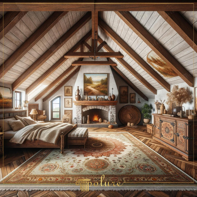 Poliüretan Kirişlerle Rustik ve Klasik Yatak Odası Dekorasyonu <h2>Rustik ve Klasik Unsurların Buluştuğu Yatak Odası</h2><p>Geniş tavanlı bir yatak odasında kullanılan <strong>poliüretan kiriş</strong> ve mertekler, mekânın karakterini güçlendirir. Doğal ahşap görünümü ile sıcak bir atmosfer oluşturan bu çözümler, hem dayanıklı hem de hafif yapıları sayesinde uzun ömürlüdür.</p><p>Odanın merkezinde yer alan taş şömine, geleneksel ev atmosferini pekiştirir. Şömine üzerindeki resimler ve dekoratif unsurlar, alanın nostaljik ve dingin havasını destekler. Yan duvarlarda asılı çerçeveler ve seramik vazolar gibi detaylar, kültürel bir inceliği yansıtır.</p><p>Yer döşemesinde kullanılan parke ile birlikte geleneksel desenlere sahip halı, rustik tarza derinlik katar. Ahşap mobilyalar üzerindeki oymalı süslemeler, klasik el işçiliğini günümüze taşır. Özellikle dolap ve şifonyerlerde görülen bu işçilik, mekânın sanatsal zenginliğini artırır.</p><p><strong>Rustik dekorasyon</strong> tarih boyunca taşralı evlerde sıcaklık ve samimiyetin sembolü olmuştur. Antik dönemlerde de kirişli yapılar özellikle Avrupa’da yaygın şekilde kullanılmış, günümüzde ise modern teknolojiyle birlikte <strong>poliüretan malzeme</strong> ile daha pratik çözümler geliştirilmiştir.</p><p>Doğal ve geleneksel unsurları bir arada bulundurmak isteyenler için bu stil ideal bir seçenektir. Hem estetik hem işlevsel bu tarz, özellikle yatak odası gibi kişisel alanlarda huzurlu bir atmosfer sağlar.</p><ul><li><strong>Poliüretan kiriş</strong> estetik ve dayanıklıdır.</li><li>Taş şömine nostaljik bir odak noktası sunar.</li><li>Geleneksel desenli halılar mekâna derinlik katar.</li><li>Ahşap mobilyalar tarihsellik ve sanatsal değer taşır.</li></ul>

<p>Rustik bir yatak odasında <strong>poliüretan kiriş</strong> kullanımı sıcacık bir atmosfer yaratır. Bu tarz, nostaljik detaylarla modern dayanıklılığı buluşturur. Şöminenin odak noktası olduğu bir mekân huzurlu bir ortam sağlar. Oymalı ahşap mobilyalar klasik bir estetik sunar. Geleneksel desenli halılar rustik çizgiye derinlik katar. Zarif çerçeveler ve sanatsal tablolar duvarları canlandırır. Doğal ahşap görünümlü <strong>poliüretan malzeme</strong> hafif ve kullanışlıdır. Tarihsel kiriş stilinin modern yorumu günümüz dekorasyonuna uyum sağlar. Klasik rustik birleşim, mekâna rafine bir kimlik kazandırır. Dayanıklı yüzeyler pratik kullanım avantajı sunar. Dekoratif uyum, huzur veren bir atmosfer oluşturur. <strong>Rustik dekorasyon</strong> sıcaklık ve doğallık hissini güçlendirir. Taş şömine klasik ortamın kalbini oluşturur. Geniş halılar mekânı daha davetkâr kılar. Zarafet ve konfor birleştiğinde odalar ideal bir yaşam alanına dönüşür.</p>