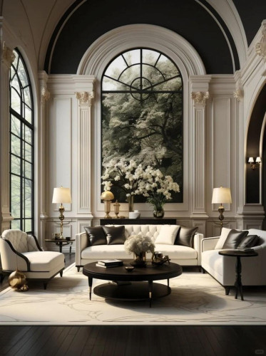 Poliüretan sütun ve kemerli modern klasik salon dekorasyonu <h2>Modern Klasik Salon Tasarımında Poliüretan Sütun ve Kemerler</h2>
<p>Salon dekorasyonunda poliüretan sütunlar ve kemerli mimari öğeler, mekânın atmosferini tamamen değiştiren güçlü vurgular yaratır. Yüksek tavanlı alanlarda hem görsel zenginlik sunar hem de mekânı olduğundan daha geniş ve ferah gösterir. Klasik çizgilerin modern detaylarla birleşimi, sade ama etkileyici bir şıklık kazandırır.</p>
<p>Oturma grubunda tercih edilen açık renkli koltuklar, koyu tonlardaki yastıklar ve orta sehpa ile dengelenir. Metalik aksanlı lambaderler ve masa lambaları, mekânın klasik havasını çağdaş bir zarafetle bütünler. Duvar panellerinde kullanılan sütun detayları, antik Yunan ve Roma mimarisine gönderme yapar. Özellikle Dorik ve İyonik esintiler taşıyan bu sütunlar, tarihin estetik izlerini günümüz tasarımlarına taşır.</p>
<p>Büyük kemerli pencereler, dış mekân ile iç mekân arasında görsel bir bağ kurarken doğal ışığın salona girmesini sağlar. Bu sayede salon, gün boyu aydınlık ve ferah bir atmosfer sunar. Aksesuar seçiminde beyaz çiçekler ve altın detaylar, zarafetle bütünleşmiş sofistike bir dekorasyon yaklaşımı ortaya çıkarır.</p>
<ul>
<li>Poliüretan sütunlar mekâna tarihi bir derinlik katar.</li>
<li>Kemerli pencereler, doğal ışık kullanımını artırır.</li>
<li>Modern mobilyalar klasik mimari ile uyumlu bir bütünlük sağlar.</li>
</ul>
<p>Sonuç olarak, poliüretan sütun ve kemerlerin kullanıldığı modern klasik salon dekorasyonu, hem tarihsel dokunuşları hem de çağdaş tasarım anlayışını başarılı bir şekilde birleştirir.</p>