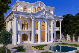 villa dıs cephe modelleri villa tasarım dekorasyon fikirleri Dekoratif poliüretan prekast dıs cephe tasarımı polure mimari çizimleri