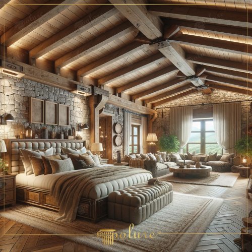 Rustic Bedroom Interior Decoration Rustic Bedroom Interior DecorationThe charm of rustic design lies in its ability to blend nature and comfort. In Rustic B