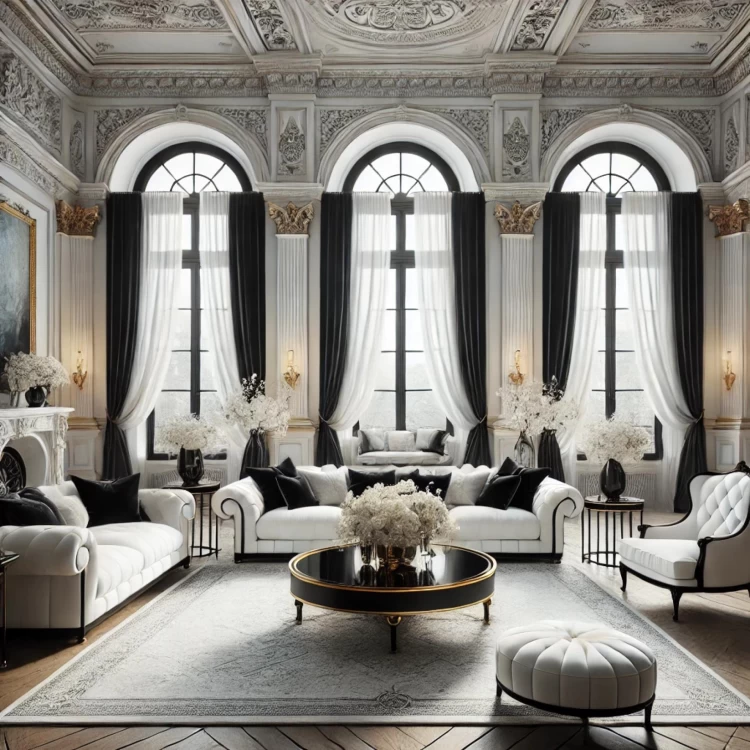 Poliüretan Klasik Salon Dekorasyonu ve Zarif Tasarım Fikirleri <h2>Klasik Salonlarda Poliüretan Detayların Önemi</h2>
<p>Klasik salon dekorasyonunda <strong>poliüretan</strong> malzeme, tavan süslemelerinden duvar çıtalarına kadar zarif detayların oluşmasında büyük rol oynar. Dayanıklı yapısı ve işlenebilirliği sayesinde görkemli desenler uzun ömürlü hale gelir.</p>
<p>Yüksek tavanlı ve geniş pencereli salonlarda kullanılan <strong>perde</strong> kombinasyonları, mekânın ışık dengesini ayarlarken aynı zamanda etkiyi güçlendirir. Siyah ve beyaz kontrastı, klasik mobilyaların ağır görünümünü dengeler.</p>
<p>Mobilyalarda kullanılan beyaz deri oturma grupları, siyah yastıklarla desteklenerek sofistike bir uyum sergiler. Ortadaki yuvarlak masa altın yaldızlı detaylarla mekâna görsel zenginlik katar. Bunun yanında dekoratif vazolar ve çiçekler salonu canlı tutar.</p>
<h2>Tarihsel Bir Dokunuş</h2>
<p>Klasik dekorasyonda sıkça rastlanan sütun başlıkları ve kabartmalar, Antik Yunan ve Roma dönemlerinden esinlenmiştir. Dorik ve Korint tarzı etkiler, salonların görkemli atmosferine kültürel derinlik katar.</p>
<h2>Salon Dekorasyonu İçin Öneriler</h2>
<ul>
<li><strong>Altın yaldız</strong> detayları ölçülü kullanarak mekâna şıklık kazandırın.</li>
<li>Beyaz ve siyah tonlarını dengeli kullanarak kontrastı ön plana çıkarın.</li>
<li>Klasik perde seçiminde kalın kumaşlarla ince tülleri kombine edin.</li>
<li>Tavanda ince işçilikli poliüretan süslemelerle görkem yaratın.</li>
<li>Dekoratif çiçek ve vazolarla mekâna zarif bir doğallık katın.</li>
</ul>
<p>Sonuç olarak, <strong>klasik salon dekorasyonu</strong> poliüretan süslemeler, lüks perde kombinasyonları ve sofistike mobilya seçimleriyle hem zamansız hem de görkemli bir yaşam alanı sunar.</p>

<p>Klasik salon dekorasyonu, zarafet ve ihtişamı bir araya getiren özel bir tasarım anlayışıdır. Poliüretan detaylar sayesinde tavan ve duvarlarda işçilik ön plana çıkar. Beyaz ve siyahın dengeli kullanımı mekâna sofistike bir hava katar. Altın yaldız dokunuşları göz alıcı bir vurgu oluşturur. Yüksek pencereler ve şık perdeler salonu ferah gösterir. Mobilyalarda yuvarlak hatlar konfora katkı sağlar. Deri kaplı oturma grupları klasik estetiği yansıtır. Dekoratif aksesuar seçimleri ambiyansı tamamlar. Çiçek aranjmanları mekâna canlılık getirir. Tarihsel esintili kabartmalar köklü bir estetik sunar. Antik imgelere referans veren tavan süslemeleri farklı bir derinlik kazandırır. Siyah ve beyaz kontrastı mekânın ritmini oluşturur. Klasik ile modern detaylar uyumlu biçimde birleşir. Poliüretan malzeme dayanıklılığıyla uzun ömürlü kullanım sağlar. Bu yaklaşım, klasik salon dekorasyonuna çağdaş bir yorum katar.</p>